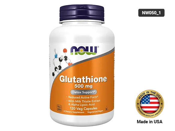 Now Glutathione 500mg 120 Veg Capsules in Sri Lanka